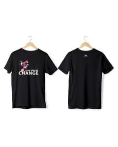 Greys & Blues Radiant Pima Round Neck T-Shirt-Black